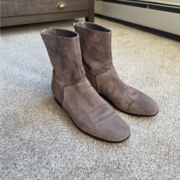 Suede booties (Italy) - Picture 1 of 8